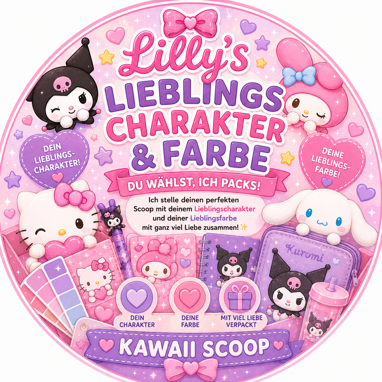 🎀 Lilly’s Surprise Scoop – Lieblingsfarbe & Lieblingscharakter ✨