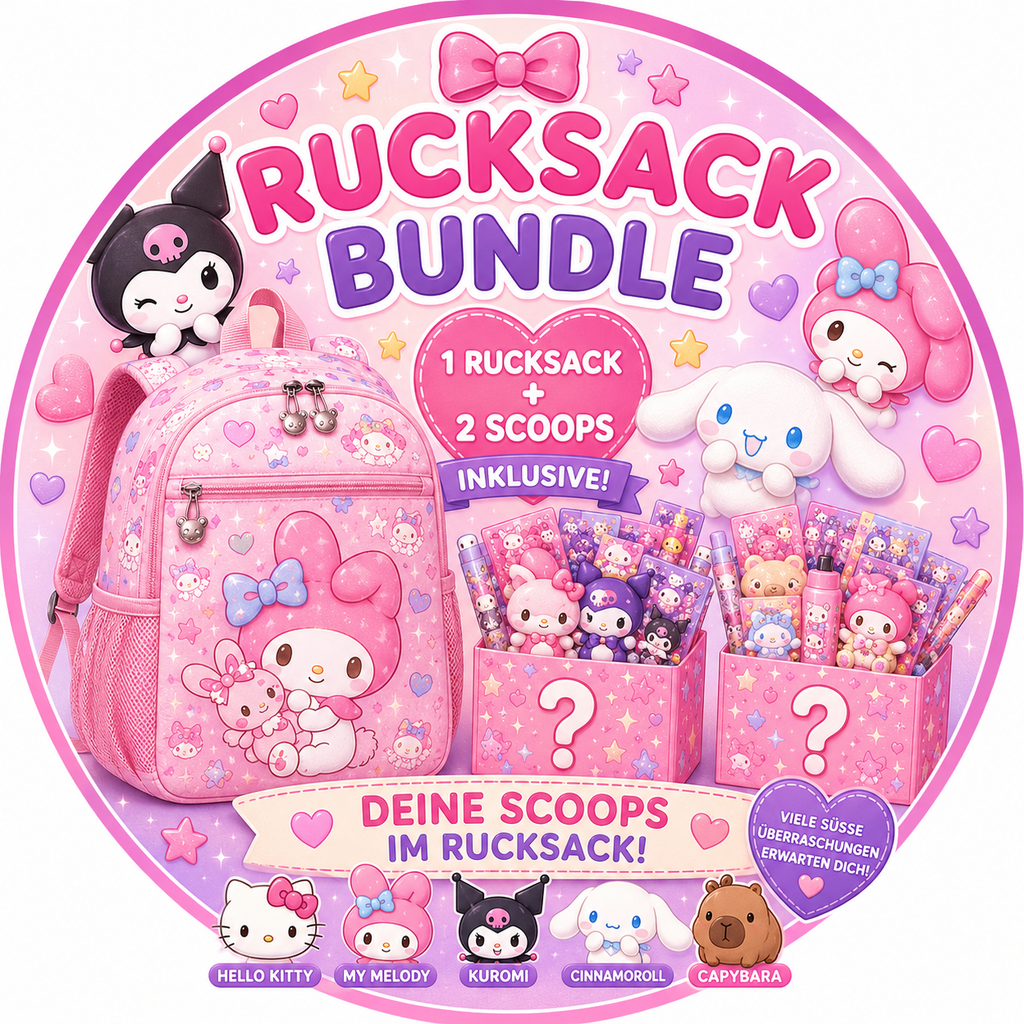🩷 Kawaii Rucksack + 2 Surprise Scoops 🎀