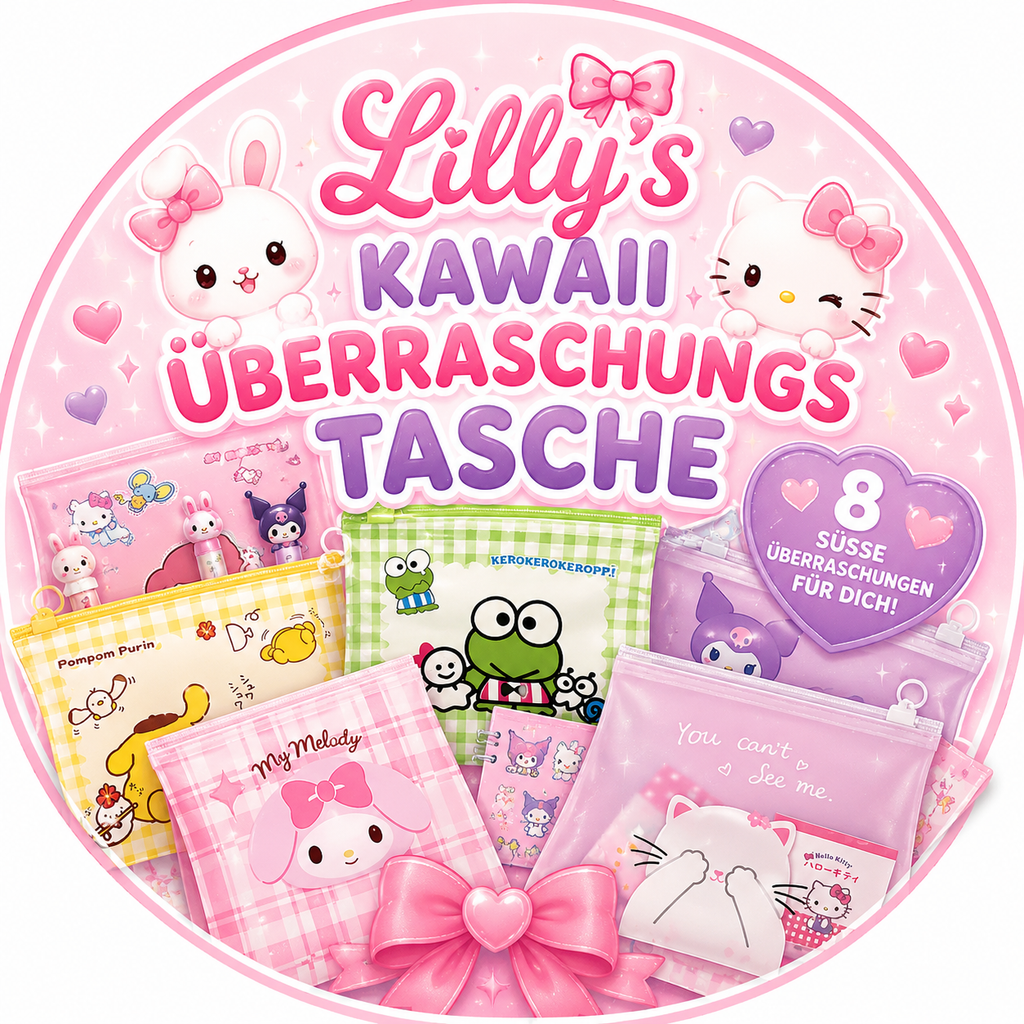 🎀 Lilly’s Kawaii Schreibwaren Überraschungstasche 🎀